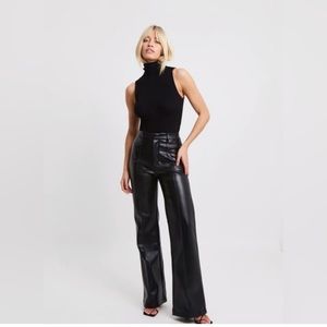 BOA faux leather pants